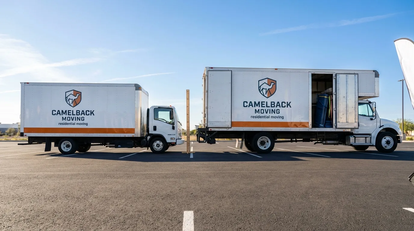 Moving truck size capacity guide in Thomaston